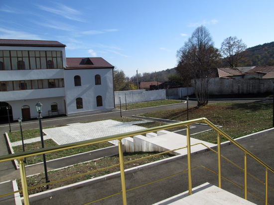 Внутренний двор министерства. Внутренний двор министерства.