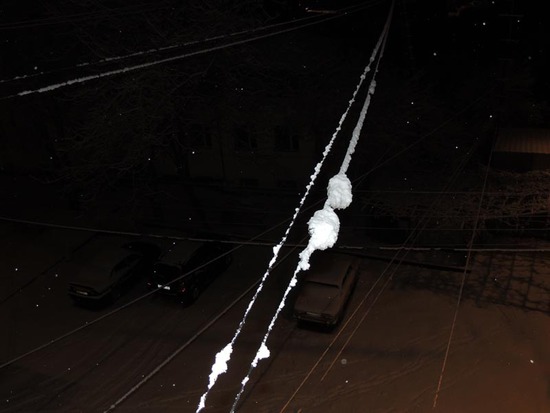 Снег на проводах... Снег на проводах...