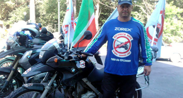 Олег Пашута, организатор мотопробега. Фото "Кавказского Узла"
