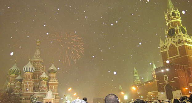 Москва, Красная площадь, 1 января 2011 года. Фото: http://holmogor.livejournal.com