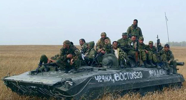 Батальон "Восток" в Южной Осетии, август 2008 года. Александр Ковылков для "Кавказского узла"