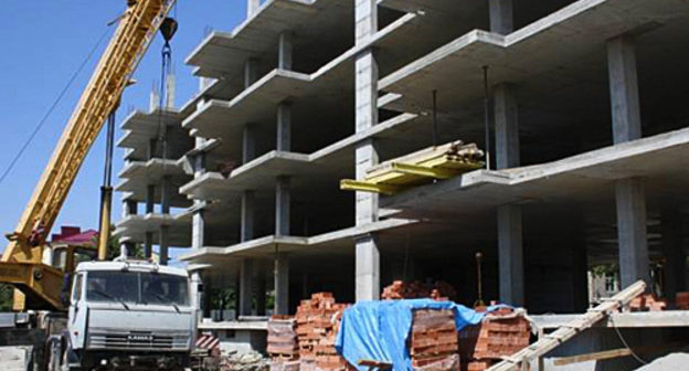 Строительные работы в Цхинвале. Фото с сайта http://osinform.ru