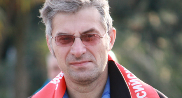 Сергей Басманов на пикете в г. Сочи, 22
января 2011 года. Фото "Кавказского узла".