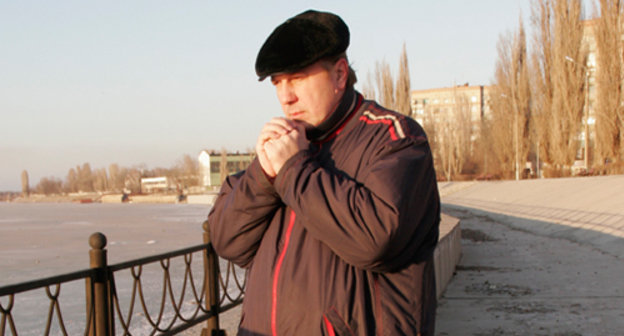 Журналист Олег Теплищев. Астрахань, февраль 2011 г. Фото "Кавказского узла"