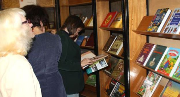 Открытие X фестиваля «Донская книга» в Донской государственной публичной библиотеке Ростова-на-Дону 27 сентября 2011 г. Фото Олеси Диановой для "Кавказского узла".
