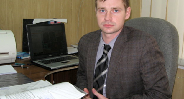 Евгений Ковалев, начальник Управления транспорта и пассажирских  перевозок администрации Астрахани. 29 ноября 2011 г. Фото Вячеслава Ященко для "Кавказского узла"
