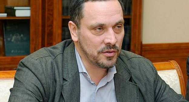 Максим Шевченко на встрече с главой Дагестана Магомедсаламом Магомедовым. Махачкала, 6 декабря 2011 г. Фото Альберта Токаева