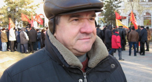 Евгений Дунаев на митинге оппозиции в Астрахани. 18 декабря 2011 г. Фото Вячеслава Ященко для "Кавказского узла"