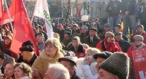 Краснодар, 10 декабря 2011 г. Митинг против фальсификации результатов выборов в Госдуму РФ.