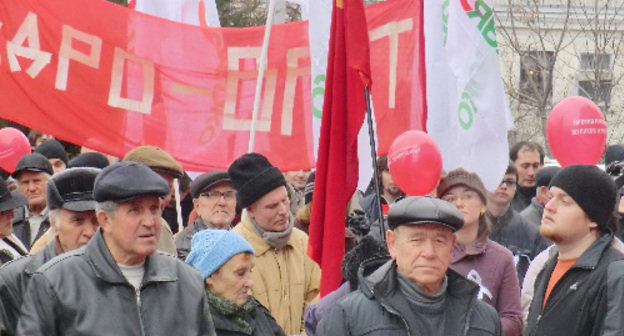 Митинг против фальсификации выборов в Краснодаре. 24 декабря 2011 года. Фото Натальи Дорохиной для "Кавказского узла"