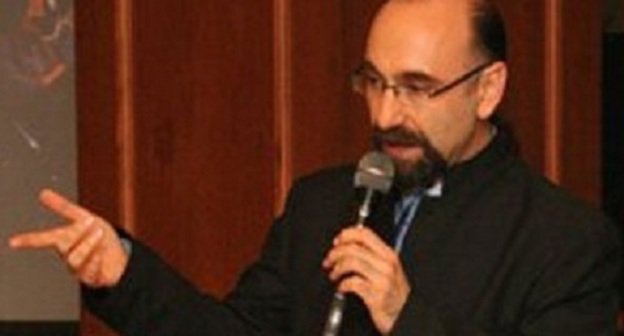 Председатель союза искусства "Нарекаци" Нарек Артунян. Источник: hetq.am
