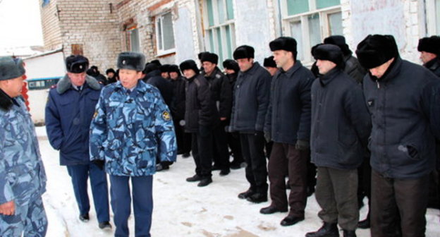 Обход в исправительной колонии № 1 УФСИН России по Республике Калмыкия. 2012 г. Фото пресс-службы УФСИН России по Республике Калмыкия