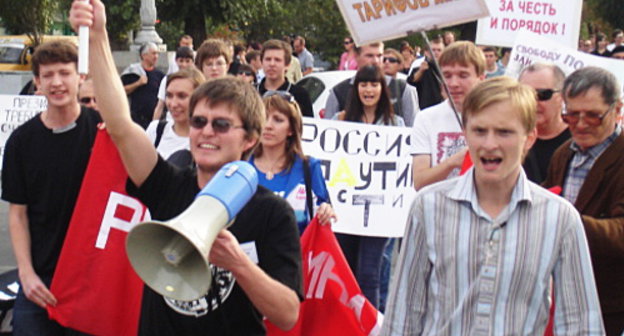 "Марш миллионов" в Волгограде. 15 сентября 2012 г. Фото Татьяны Филимоновой для "Кавказского узла"