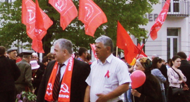Митинг КПРФ во Владикавказе, май 2012 г. Фото Эммы Марзоевой для "Кавказского узла"