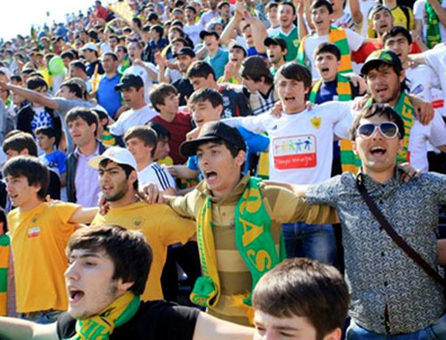 Болельщики махачкалинского "Анжи". Фото: fc-anji.ru Болельщики махачкалинского "Анжи". Фото: fc-anji.ru