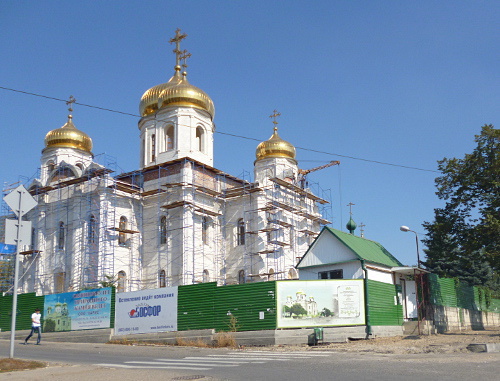 Спасский собор в Пятигорске, октябрь 2012 г. Фото Татьяны Мочаловой для "Кавказского узла"