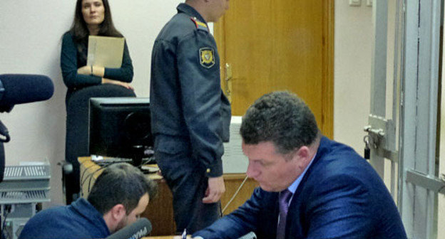 Алексей Гребенской в зале суда. Фото Юлии Буславской для "Кавказского узла" Алексей Гребенской в зале суда. Фото Юлии Буславской для "Кавказского узла"