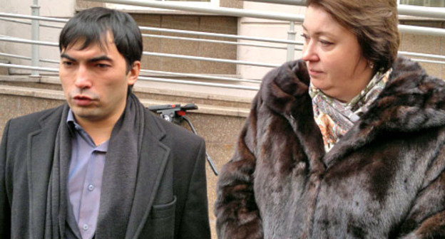 Матвей Цзен и Оксана Михалкина. Москва, 27 ноября 2012 г. Фото Юлии Буславской для "Кавказского узла" Матвей Цзен и Оксана Михалкина. Москва, 27 ноября 2012 г. Фото Юлии Буславской для "Кавказского узла"