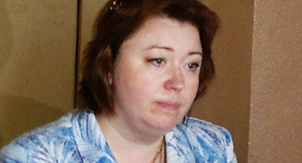 Адвокат семьи Агафоновых на суде по делу Мирзаева Оксана Михалкина. Фото Юлии Буславской для "Кавказского узла" Адвокат семьи Агафоновых на суде по делу Мирзаева Оксана Михалкина. Фото Юлии Буславской для "Кавказского узла"