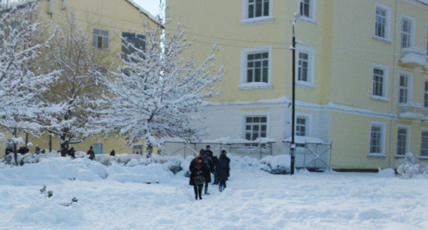 Махачкала после снегопада. 17 декабря 2012 г. Фото Тимура Исаева для "Кавказского узла"