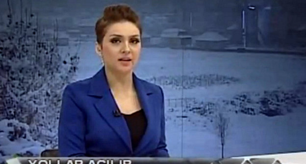 Кадр из выпуска новостей азербайджанского телеканала ATV, http://www.atvxeber.az Кадр из выпуска новостей азербайджанского телеканала ATV, http://www.atvxeber.az