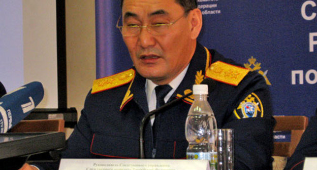 Михаил Музраев во время пресс-конференции. Волгоград, 14 января 2012 г. Фото Вячеслава Ященко для "Кавказского узла" Михаил Музраев во время пресс-конференции. Волгоград, 14 января 2012 г. Фото Вячеслава Ященко для "Кавказского узла"