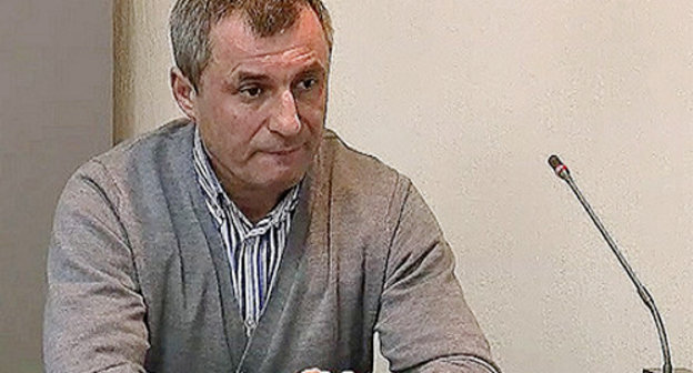 Свидетель по делу об убийстве полковника Юрия Буданова Александр Евтухов. Фото пресс-службы Мосгорсуда Свидетель по делу об убийстве полковника Юрия Буданова Александр Евтухов. Фото пресс-службы Мосгорсуда