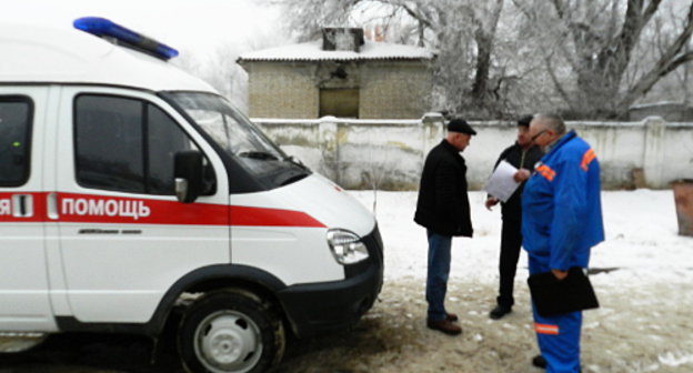 Спецавтомобили на подстанции №8 "скорой помощи" Советского района Волгограда. 18 января 2013 г. Фото Татьяны Филимоновой для "Кавказского узла"