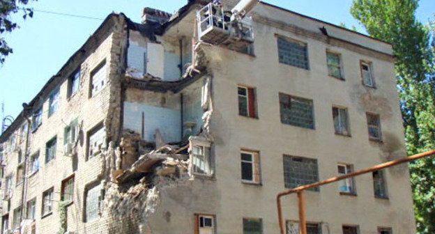 Обрушение общежития в Новочеркасске. Ростовская область, 29 мая 2013 г. Фото: пресс-служба ГУ МЧС по Ростовской области