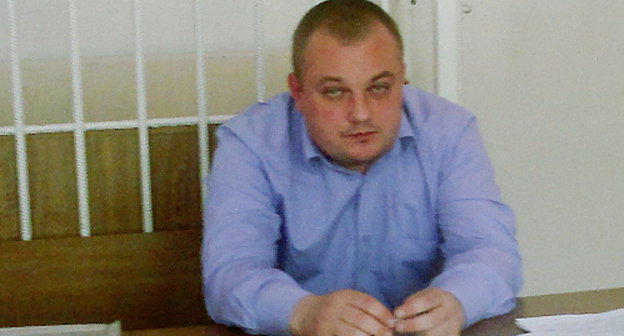 Адвокат Евгений Кузюр на заседании Черкесского городского суда по делу Руслана Рахаева. 29 апреля 2013 г. Фото "Кавказского узла"