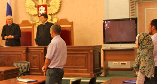 В зале Верховного суда РФ во время вынесения решения о запрете на ношение хиджаба в школах Ставропольского края. Москва, 10 июля 2013 г. Фото Юлии Сугуевой для "Кавказского узла"