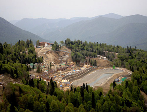 Красная Поляна, Краснодарский край.
Фото: пресс-служба оргкомитета Сочи-2014