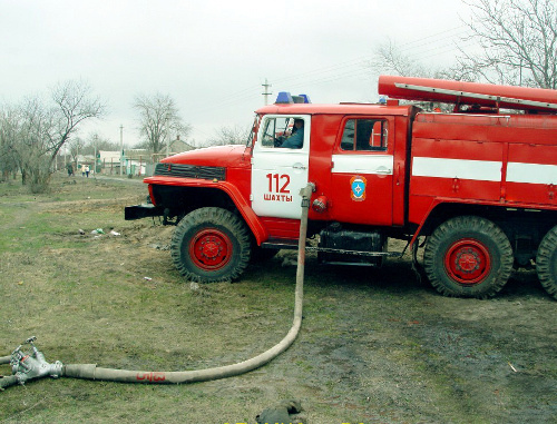 Пожарная машина. Фото пресс-службы ГУ МЧС РО, http://www.61.mchs.gov.ru Пожарная машина. Фото пресс-службы ГУ МЧС РО, http://www.61.mchs.gov.ru