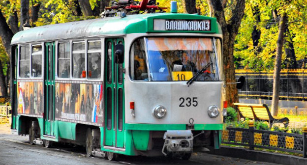Трамвай во Владикавказе. Фото  Тимура Агирова, http://timag82.livejournal.com