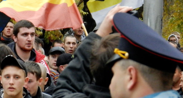 "Русский марш" в Волгограде 4 ноября 2013 г. Фото Татьяны Филимоновой для "Кавказского узла"