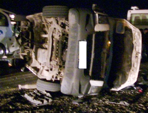 ДТП в Иловлинском районе Волгоградской области 19 ноября 2013 г. Фото пресс-службы ГУ МВД России по Волгоградской области, http://34.mvd.ru/news/item/1351694