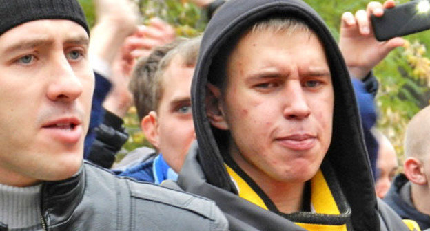 Участники "Русского марша" в Волгограде. 4 ноября 2013 г. Фото Татьяны Филимоновой для "Кавказского узла"