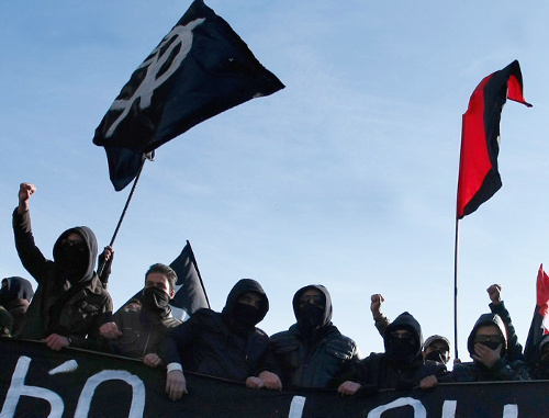 Ереван, 10 декабря 2013 г. Участники протестного марша, посвященного Международному дню защиты прав человека. Фото: © PanARMENIAN Photo/Karo Sahakyan Ереван, 10 декабря 2013 г. Участники протестного марша, посвященного Международному дню защиты прав человека. Фото: © PanARMENIAN Photo/Karo Sahakyan