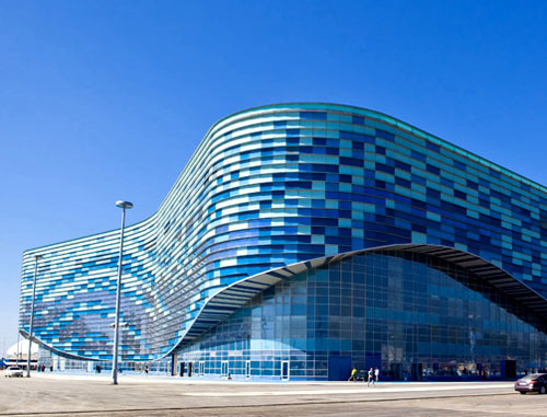 Ледовый дворец "Айсберг" в Сочи. Фото http://sohu2014.ru/ Ледовый дворец "Айсберг" в Сочи. Фото http://sohu2014.ru/