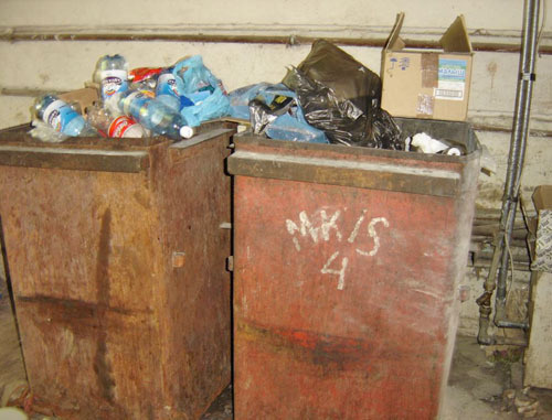 Мусорные баки. Фото: RFE/RL