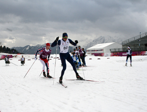 Тренировка паралимпийцев. Сочи, 5 марта 2014 г. Фото: Norges idrettsforbund og olympiske og paralympiske komité, http://www.flickr.com/photos/idrettsforbundet/12947564804, http://creativecommons.org/licenses/by-nc/2.0 Тренировка паралимпийцев. Сочи, 5 марта 2014 г. Фото: Norges idrettsforbund og olympiske og paralympiske komité, http://www.flickr.com/photos/idrettsforbundet/12947564804, http://creativecommons.org/licenses/by-nc/2.0