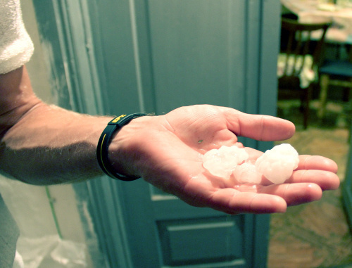 Град в Майкопе. Июнь 2013 г. Фото Олега Чалого из архива "Кавказского узла"