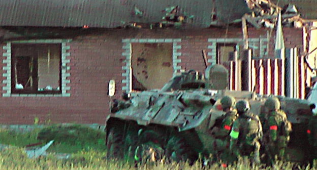 Спецоперация в селе Сагопши Малгобекского района Ингушетии 24 мая 2014 г. Фото  пресс-службы ФСБ РФ по РИ предоставлено  управлением по взаимодействию со СМИ
администрации главы РИ 