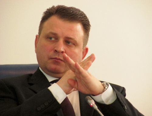 Спикер Волгоградской областной думы Владимир Ефимов. Волгоград, 2014 г. Фото Вячеслава Ященко для "Кавказского узла"