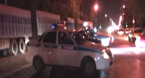 На месте убийства Ризвана Алиева. Махачкала, 3 июля 2014 г. Фото http://nac.gov.ru/
