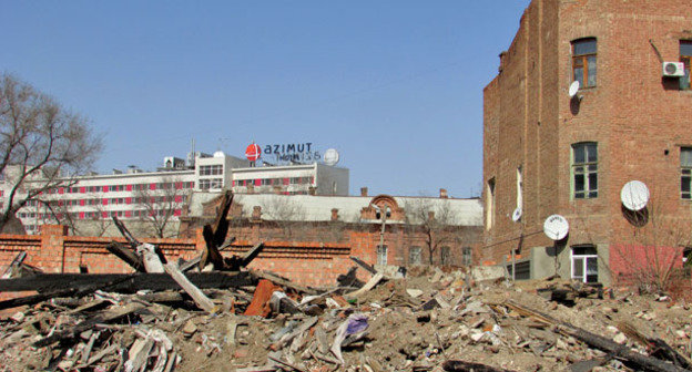 Улица Горького, Астрахань. Фото Вячеслава Ященко для "Кавказского узла"