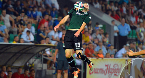 Матч ФК "Краснодар" и московского клуба "Спартак", 14 августа 2014 год. Фото: официальный сайт ФК "Краснодар" http://www.fckrasnodar.ru/main/media/photo/5239.html