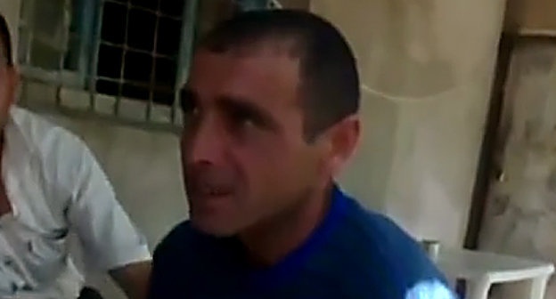 Карен Петросян, оперативная съёмка. Фото: стоп-кадр из видеорепортажа Ирины Ованнисян. http://rus.azatutyun.am/content/article/26525305.html
