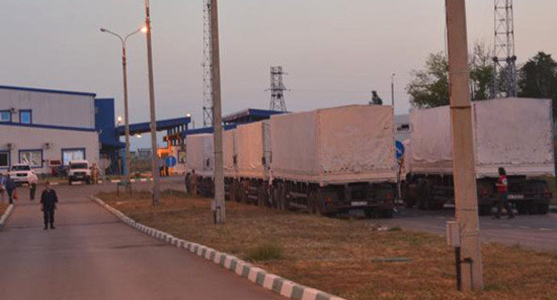 Гуманитарный конвой на территории Ростовской области. Август 2014 г. http://bloknot-rostov.ru/