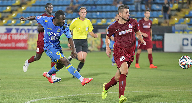 Матч "Ростов"-"Мордовия". 24 августа, стадион "Олимп-2" в Ростове-на-Дону. Фото: http://www.fc-rostov.ru/press/news/9124